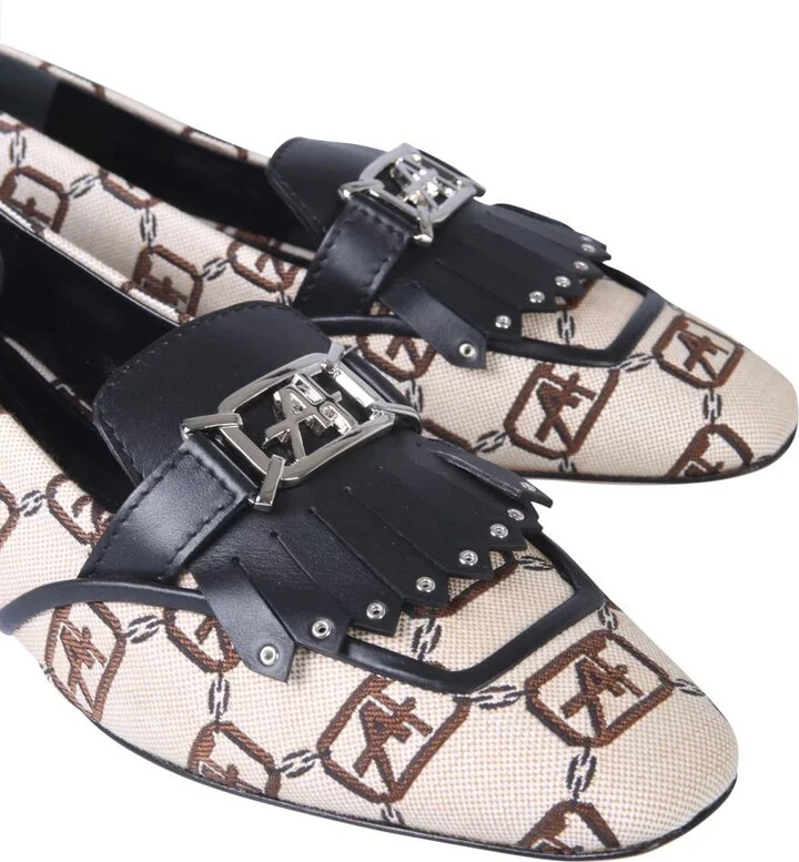 Alberta Ferretti Logo Moccasin - Image 2