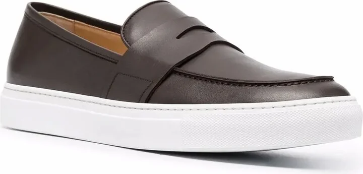 Alberto leather penny loafers - Image 2