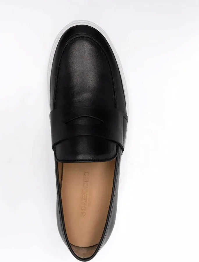 Alberto penny leather loafers - Image 4