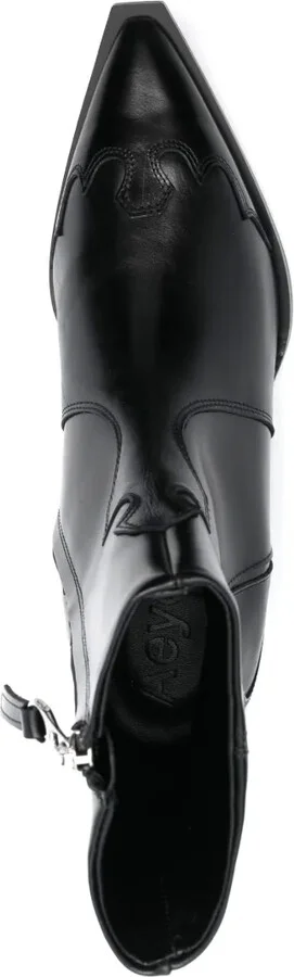 Alby 30mm pointed-toe leather boots - Image 4