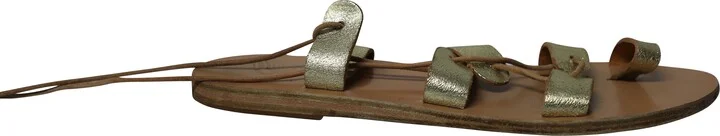 Alcyone Sandals in Brown Leather