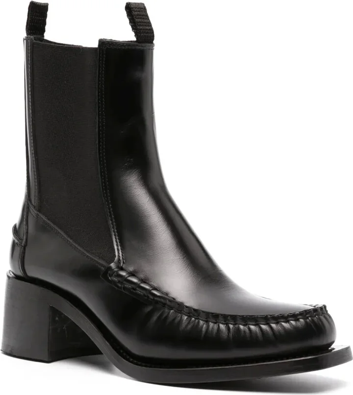 Alda leather 60mm ankle boots - Image 2