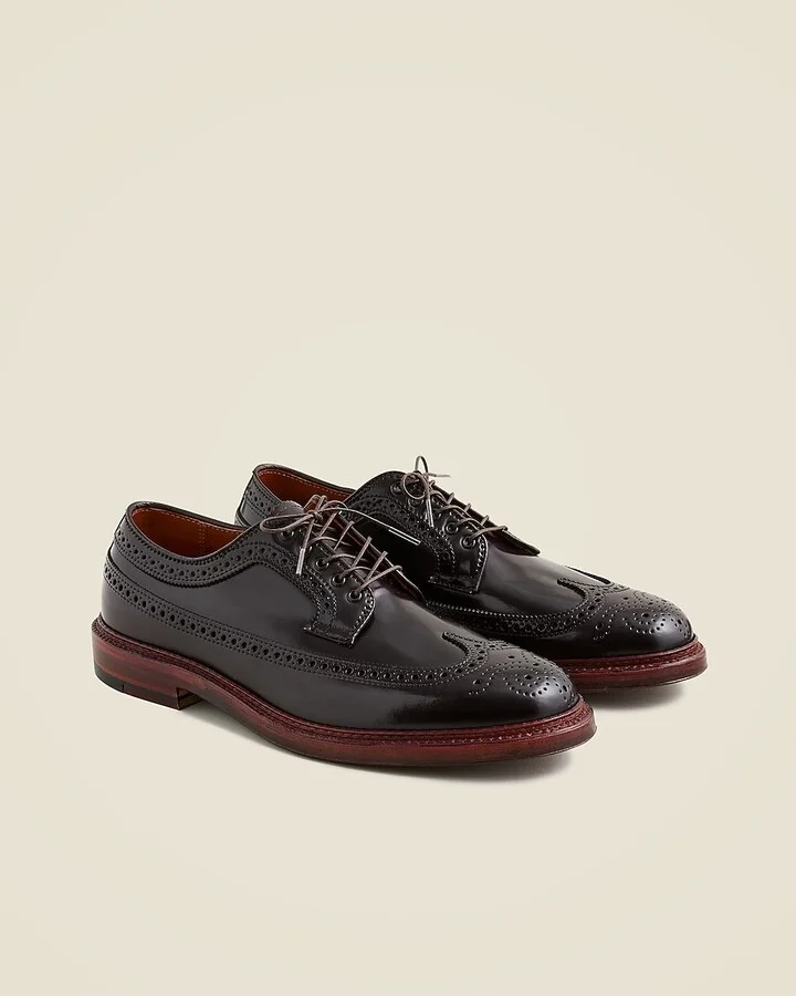 Alden® for J.Crew cordovan longwing bluchers