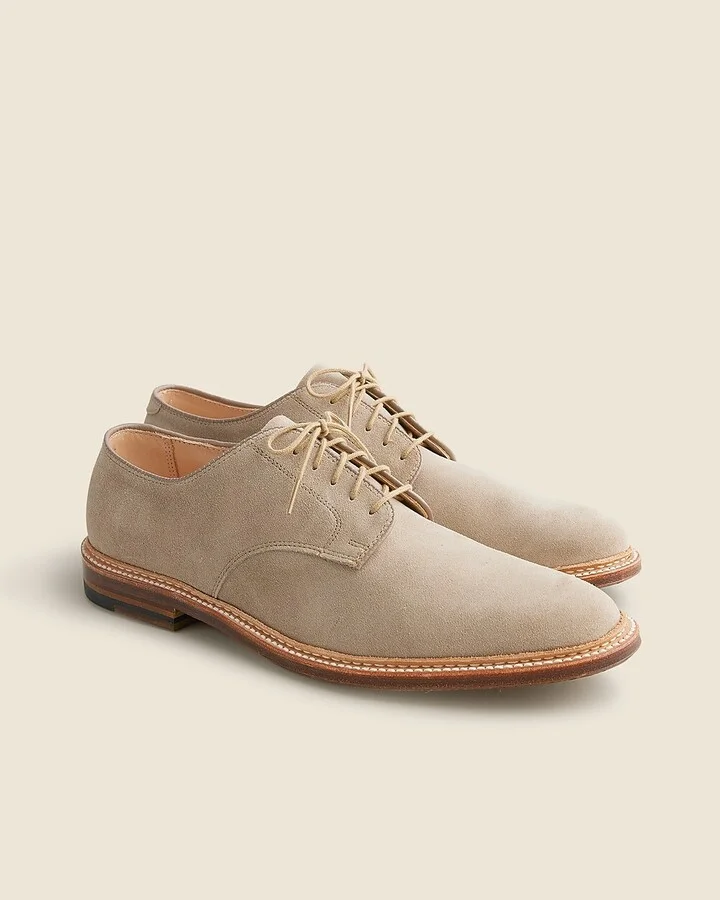Alden® for J.Crew plain-toe Dover bluchers