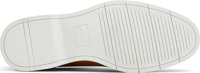 ALDO Barclay Men's Lace Up Wing Tip Shoes Cognac : EU 40 (US Men's 7.5) B - Narrow, Leather - Image 3