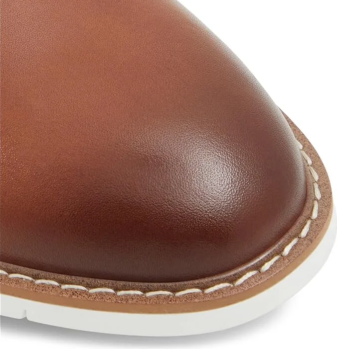 ALDO Barclay Men's Lace Up Wing Tip Shoes Cognac : EU 40 (US Men's 7.5) B - Narrow, Leather - Image 5
