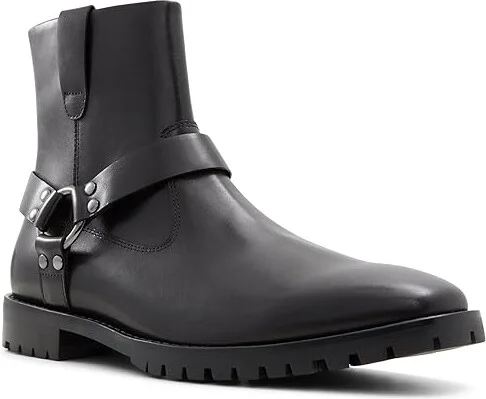 ALDO Brewster Men's Boots Black : EU 45 (US Men's 12) D - Medium, Leather