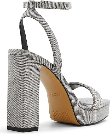 ALDO Diedra Women's Sandals Dark Grey : EU 35 (US Women's 5) B - Medium, Leather/Rubber - Image 3