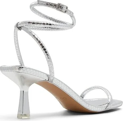 ALDO Dime High Heels Silver : EU 41 (US Women's 10) B - Medium, Synthetic - Image 3