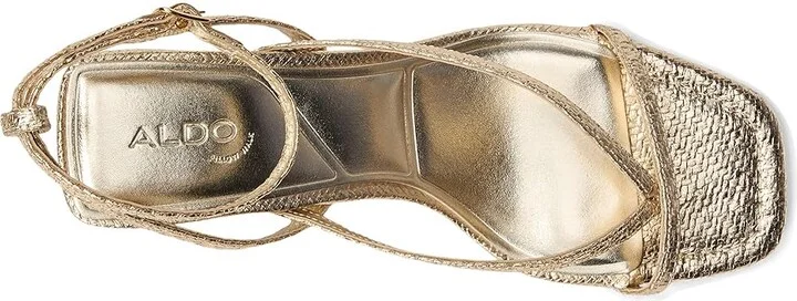 ALDO Dorinda Women's Wedge Shoes Gold : EU 36 (US Women's 6) B - Medium, Synthetic - Image 2