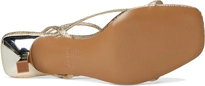 ALDO Dorinda Women's Wedge Shoes Gold : EU 36 (US Women's 6) B - Medium, Synthetic - Image 3