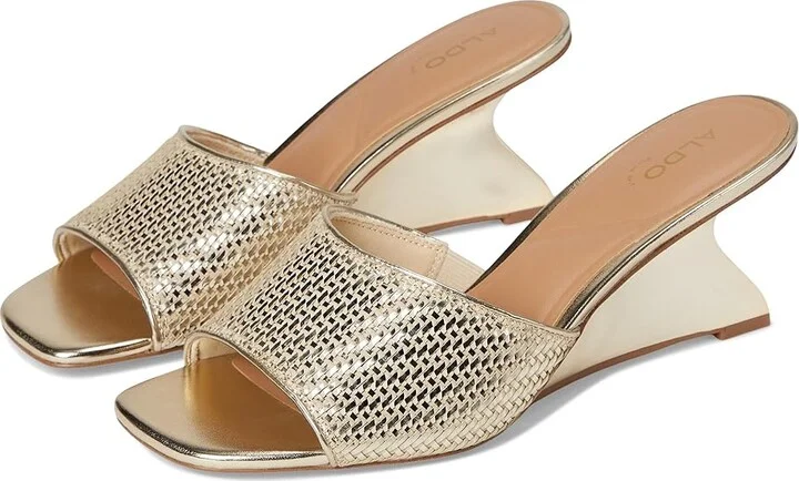 ALDO Fiala Women's Wedge Shoes Gold : EU 35 (US Women's 5) B - Medium