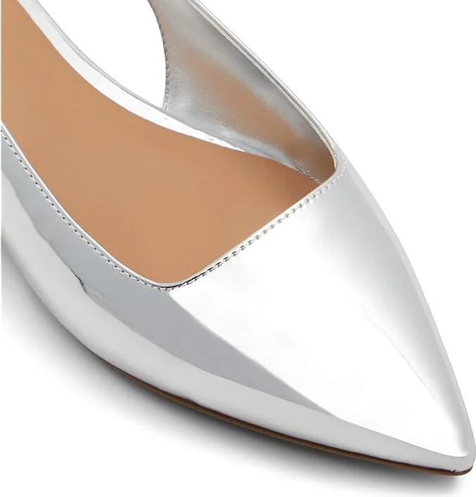 ALDO Flynne Women's Flat Shoes Silver : EU 36 (US Women's 6) B - Medium - Image 4
