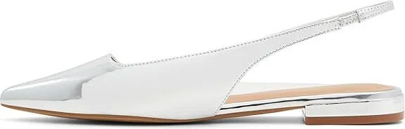 ALDO Flynne Women's Flat Shoes Silver : EU 36 (US Women's 6) B - Medium - Image 5