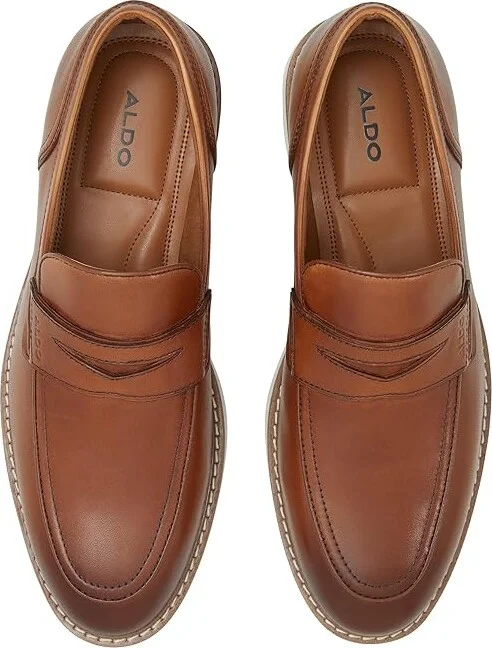 ALDO Forino Men's Lace Up Wing Tip Shoes Cognac : EU 39 (US Men's 7) D - Medium, Leather - Image 2