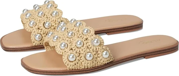 ALDO Gizelle Women's Flat Shoes Natural : EU 38.5 (US Women's 8) B - Medium, Synthetic