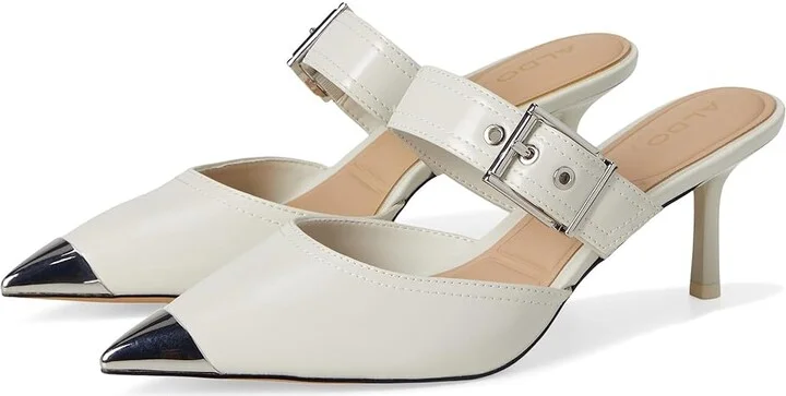 ALDO Gretla High Heels White/Bone : EU 40 (US Women's 9) B - Medium, Rubber/Synthetic