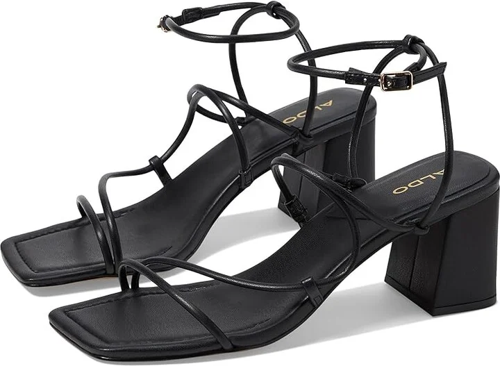 ALDO Harmonni Women's Sandals Black : EU 37.5 (US Women's 7) B - Medium, Synthetic
