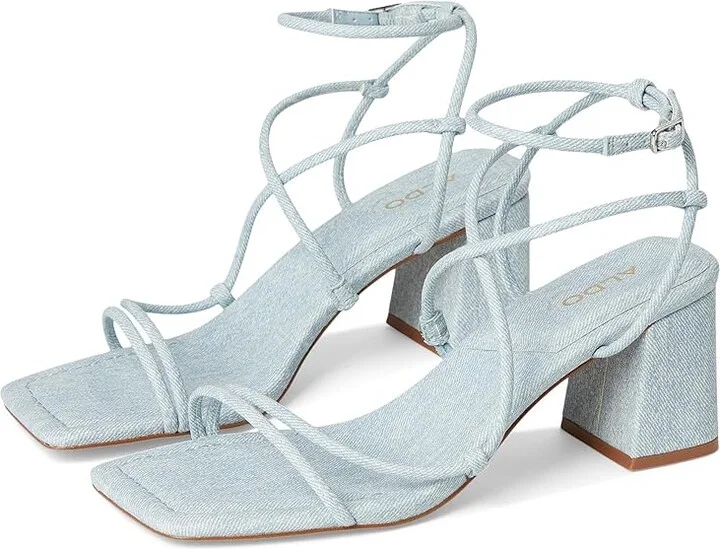 ALDO Harmonni Women's Sandals Denim : EU 37.5 (US Women's 7) B - Medium, Synthetic