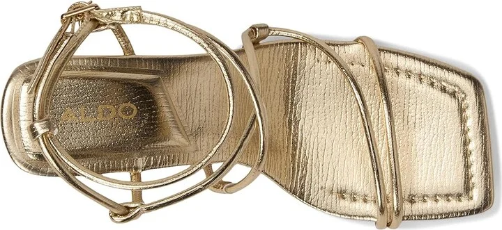 ALDO Harmonni Women's Sandals Gold : EU 40 (US Women's 9) B - Medium, Synthetic - Image 2