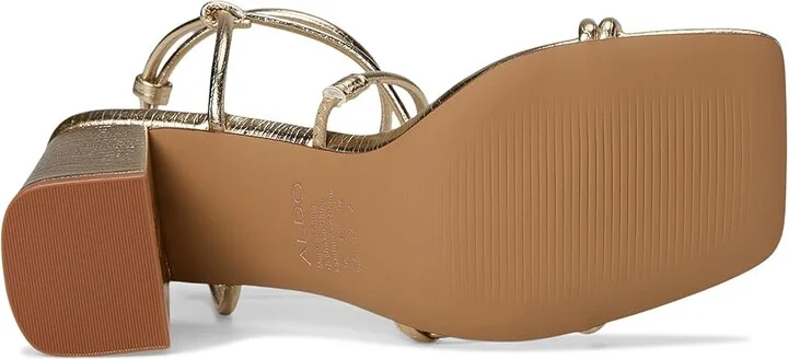 ALDO Harmonni Women's Sandals Gold : EU 40 (US Women's 9) B - Medium, Synthetic - Image 3