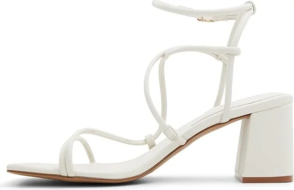 ALDO Harmonni Women's Sandals White : EU 40 (US Women's 9) B - Medium, Synthetic - Image 5