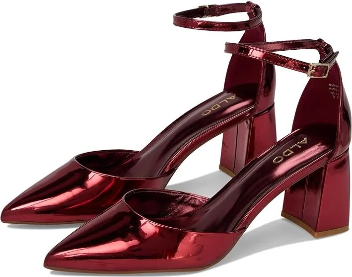 ALDO Jan Women's Shoes Bordo : EU 37 (US Women's 6.5) B - Medium, Leather