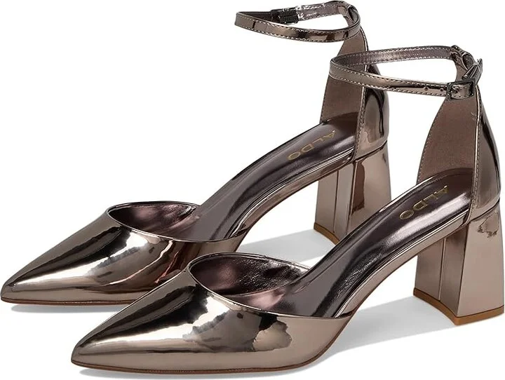 ALDO Jan Women's Shoes Pewter : EU 36 (US Women's 6) B - Medium, Leather