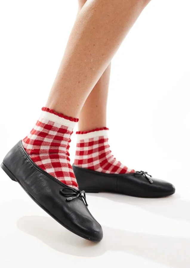 ALDO Joselie ballet flats in black leather