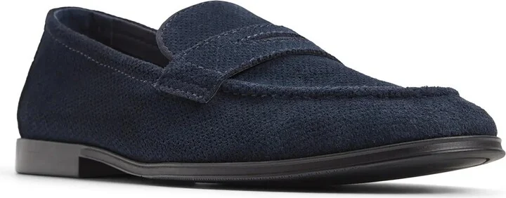 Navy Suede