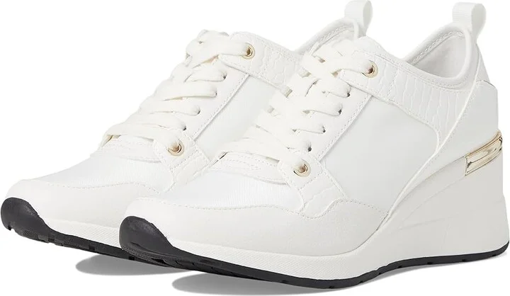 ALDO Kourtt Women's Shoes White Overflow : EU 38.5 (US Women's 8) B - Medium, Synthetic/Textile