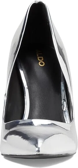 ALDO Lala High Heels Silver 1 : EU 35 (US Women's 5) B - Medium, Rubber - Image 2
