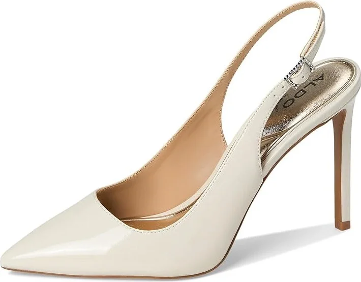 ALDO Lalasling High Heels Other White : EU 38 (US Women's 7.5) B - Medium, Synthetic - Image 5