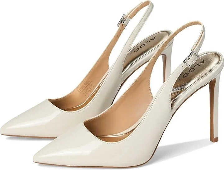 ALDO Lalasling High Heels Other White : EU 38 (US Women's 7.5) B - Medium, Synthetic