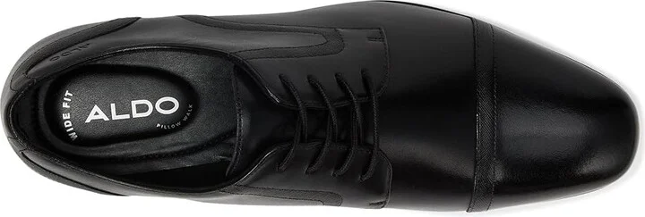 ALDO Luigi Men's Shoes Black : EU 43.5 (US Men's 10.5) E - Wide, Leather - Image 2