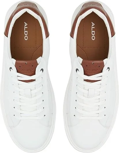 ALDO Marconi Men's Shoes White Combo : EU 40 (US Men's 7.5) B - Narrow, Leather/Rubber - Image 2