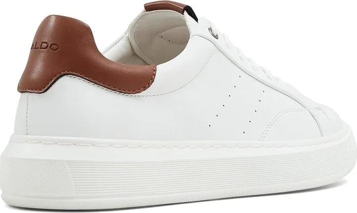 ALDO Marconi Men's Shoes White Combo : EU 40 (US Men's 7.5) B - Narrow, Leather/Rubber - Image 4