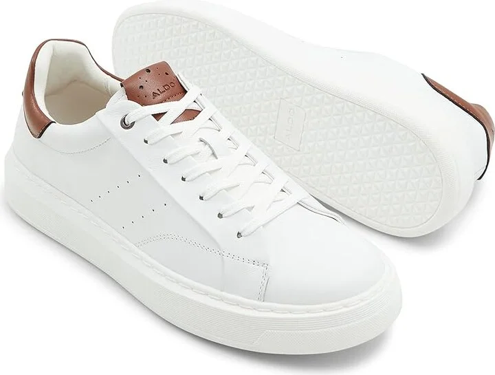 ALDO Marconi Men's Shoes White Combo : EU 40 (US Men's 7.5) B - Narrow, Leather/Rubber - Image 5