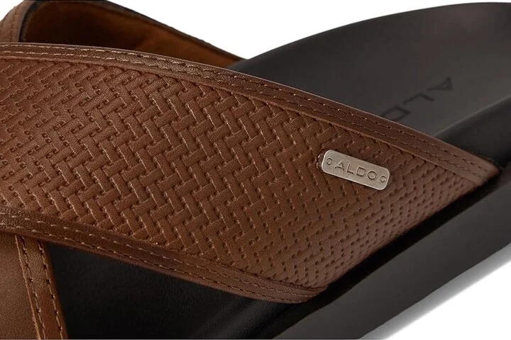 ALDO Mario Men's Sandals Tan : EU 39 (US Men's 7) D - Medium, Leather - Image 7