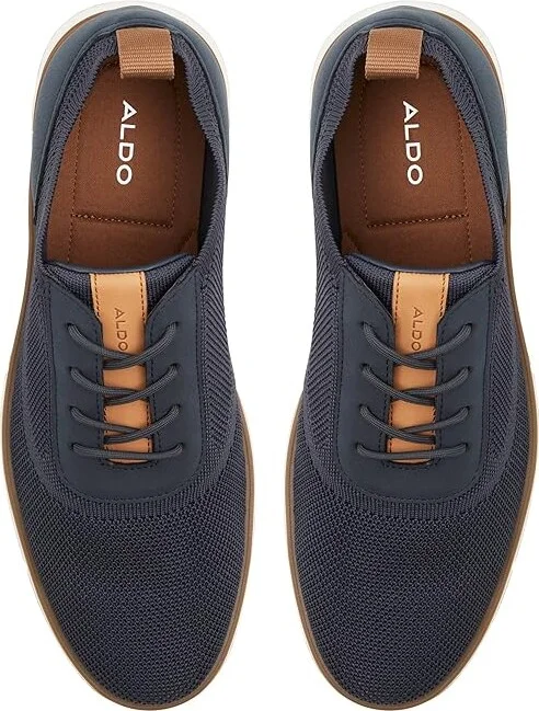 ALDO Marten Men's Lace-up Boots Navy : 10 D - Medium, Synthetic - Image 2