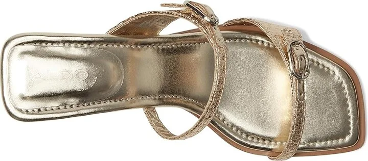 ALDO Maymay Women's Wedge Shoes Gold : EU 38 (US Women's 7.5) B - Medium, Synthetic - Image 2