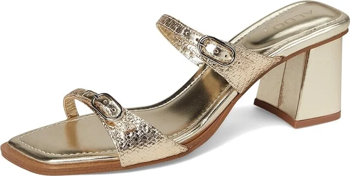 ALDO Maymay Women's Wedge Shoes Gold : EU 38 (US Women's 7.5) B - Medium, Synthetic - Image 5