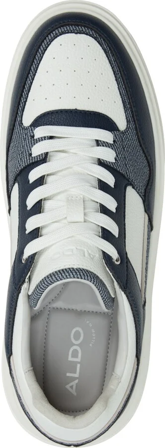Aldo Men's Callisto Lace Up Sneaker - White/Blue - Image 2