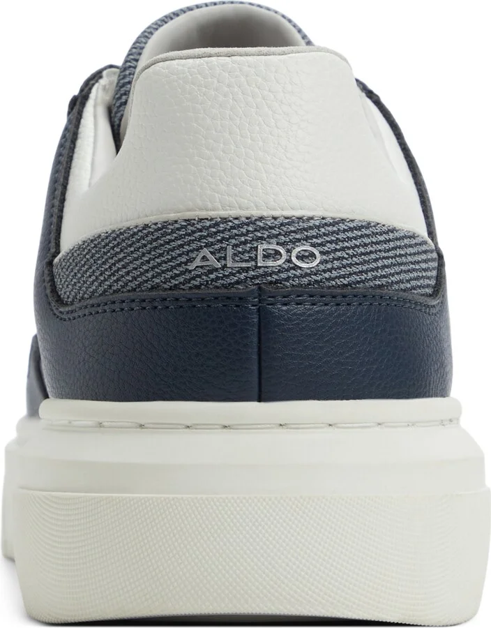 Aldo Men's Callisto Lace Up Sneaker - White/Blue - Image 4