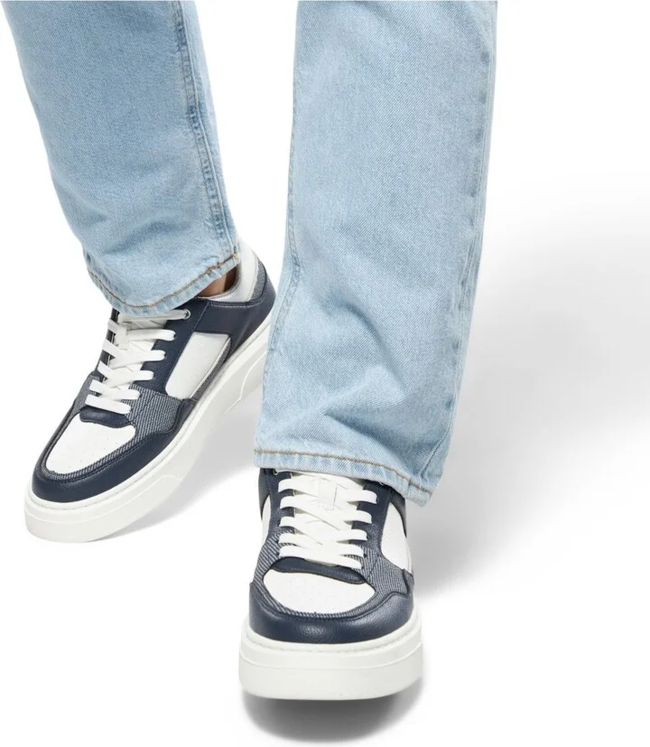 Aldo Men's Callisto Lace Up Sneaker - White/Blue - Image 6