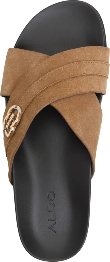 Aldo Men's Delmar Leather Criss-Cross Sandal - Image 2