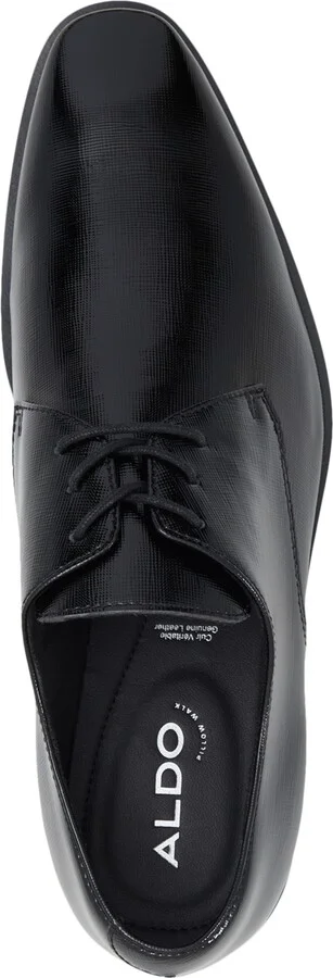 Aldo Men's Mackle Leather Lace Up Derby Shoes - Image 4