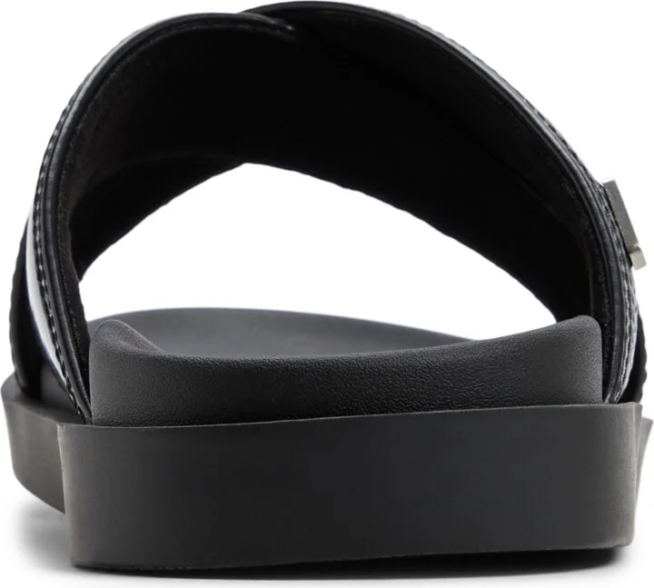 Aldo Men's Mario Leather Slip On Sandals - Image 4