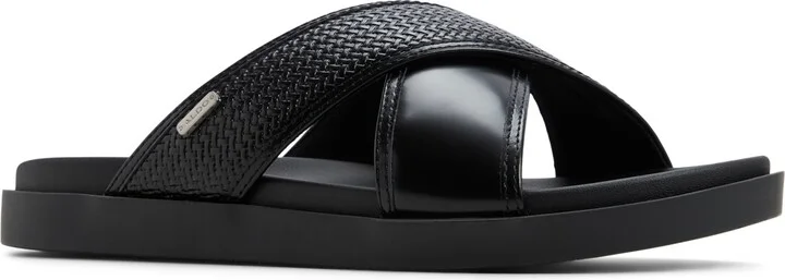 Aldo Men's Mario Leather Slip On Sandals