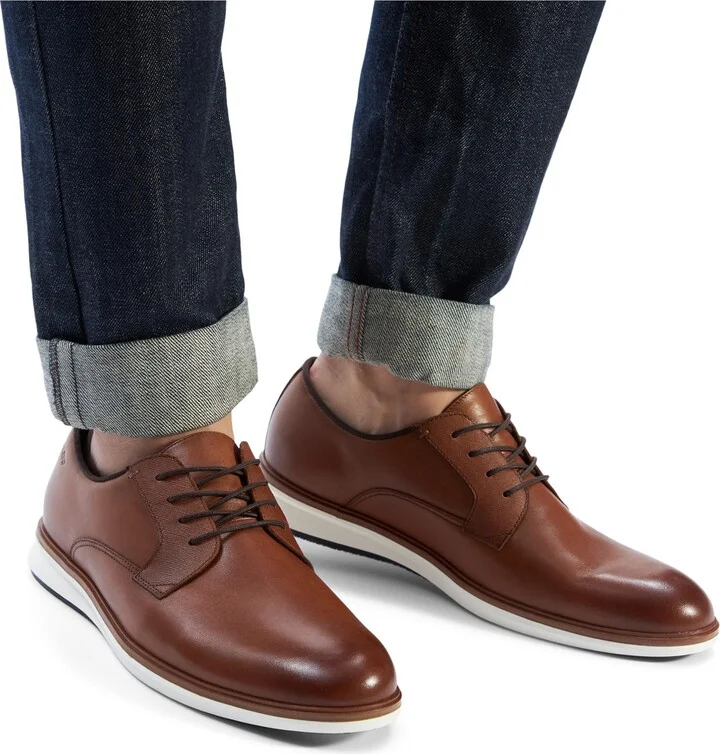 Aldo Men's Red Lace-Up Shoes - Image 6